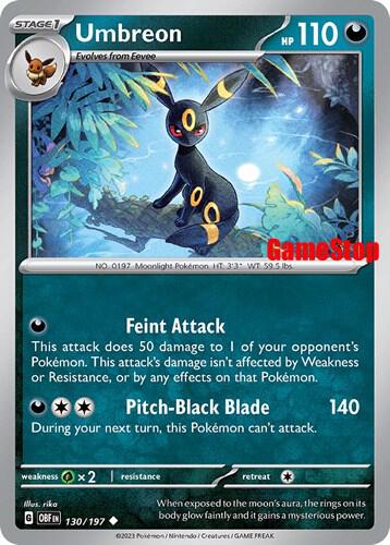 Umbreon (OBF 130) Game Stop Promo {ENGELS}