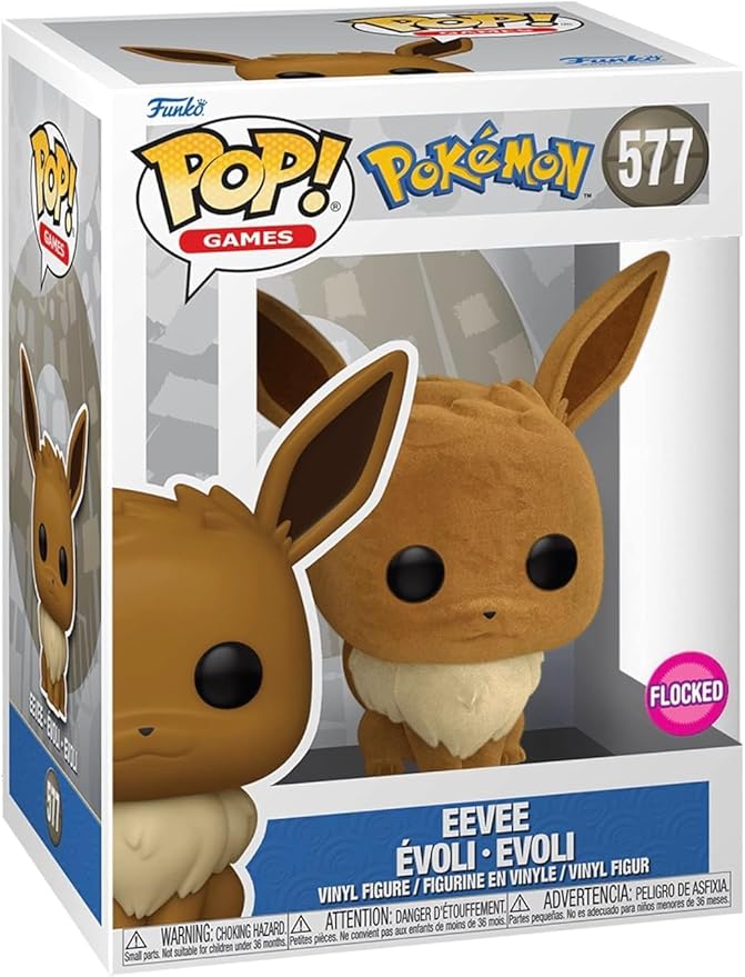 Pokémon FunkoPop Eevee 577 {Flocked}