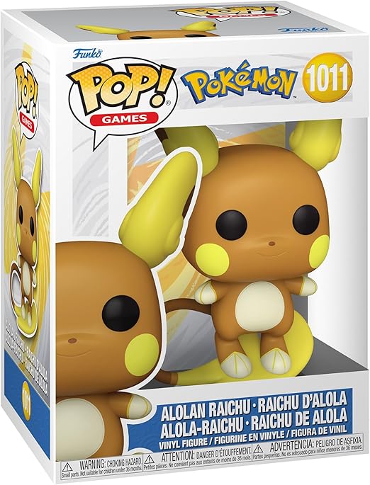 Pokémon FunkoPop Alolan Raichu 1011
