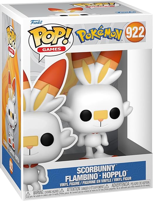 Pokémon FunkoPop Scorbunny 922
