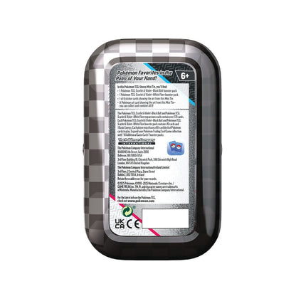 Black Bolt & White Flare Mini Tin