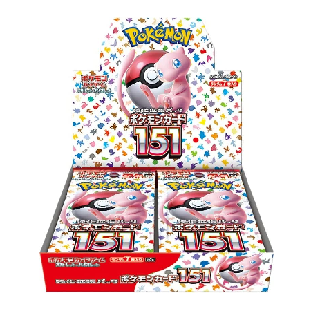 Pokemon 151 Booster Box Japans